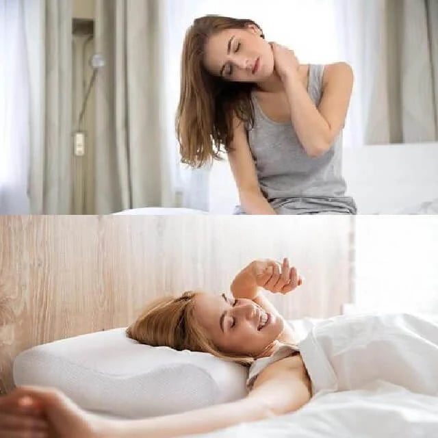 dolor cuello almohada, almohada viscoelástica cervical, mejor almohada cervical